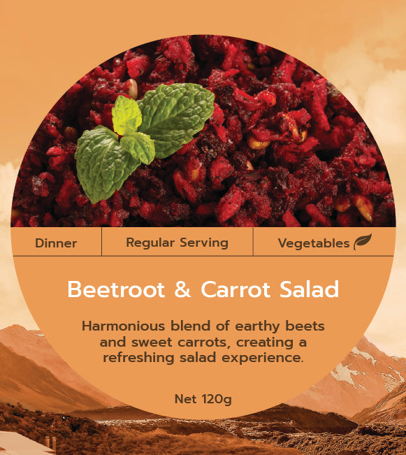Real Meals Beetroot and Carrot Salad