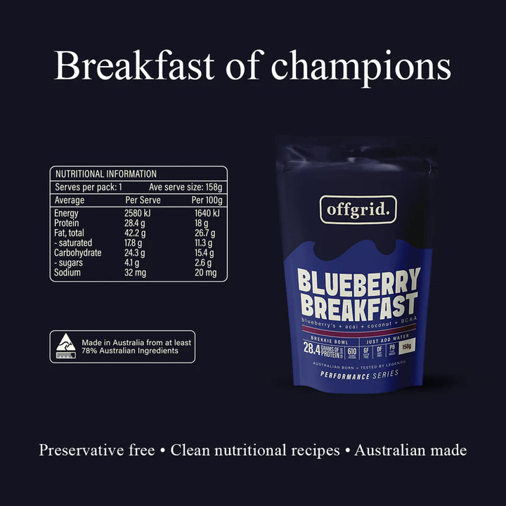 Offgrid Blueberry Breakfast 158g