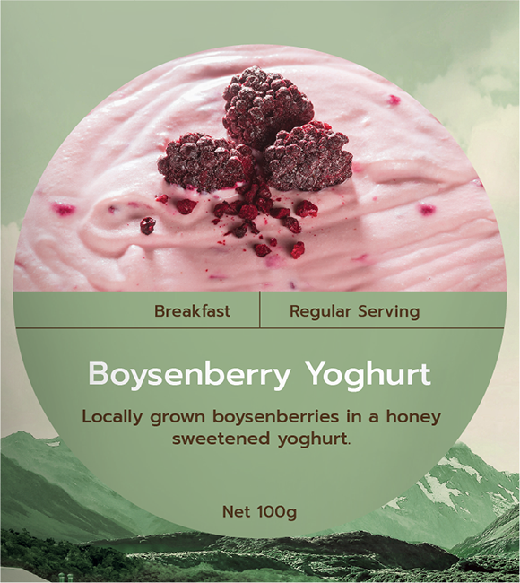Real Meals Boysenberry Yoghurt