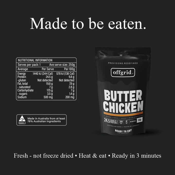 Offgrid Butter Chicken Meal 250g