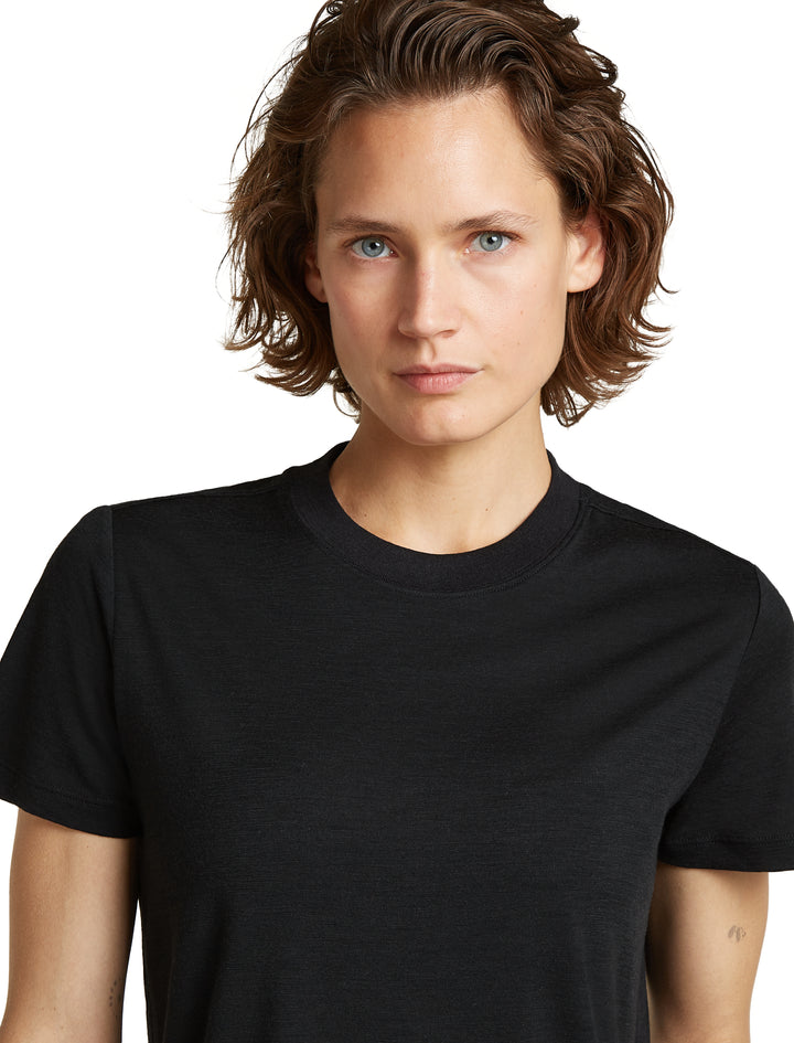 Icebreaker Merino 150 Tech Lite Short Sleeve Crop T-Shirt Women&