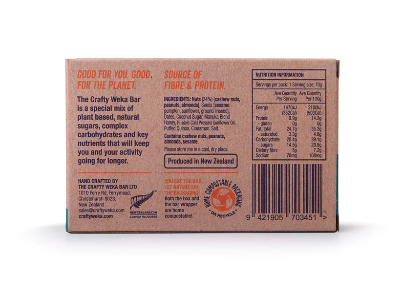 The Crafty Weka Bar 75g