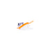 Curn Collapsible Cups, Pair (Orange and Blue)