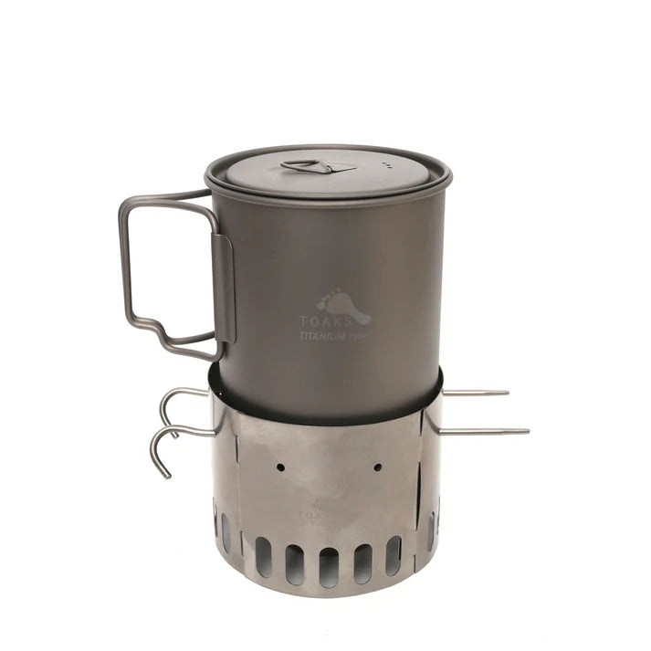 TOAKS Titanium Alcohol Stove Dual Stand and Windscreen
