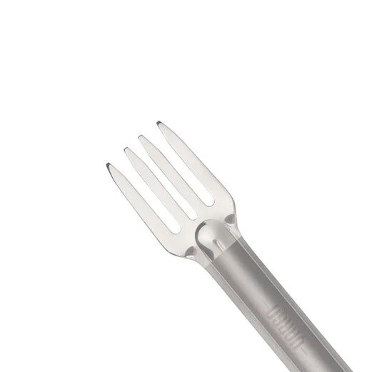 Vargo Titanium Polished Long Handle Fork-N-Spoon