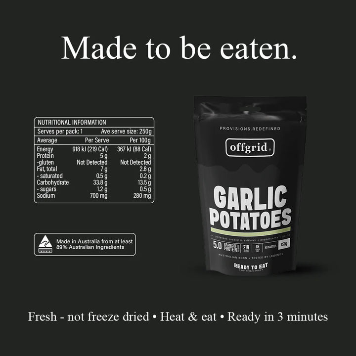 Offgrid Garlic Potatoes Side Meal 250g