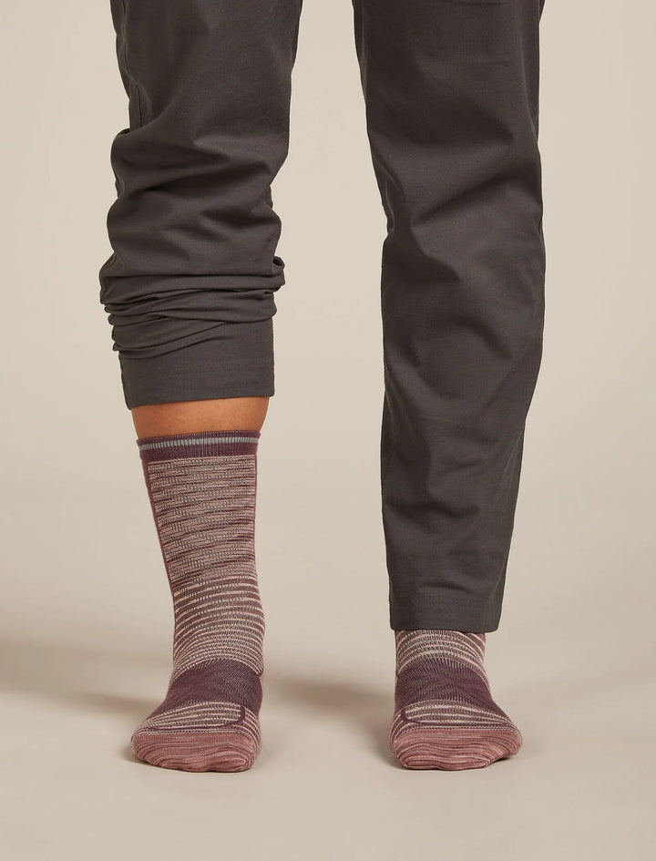 Icebreaker Merino Blend Run+ Ultralight Crew Fusion Dye Socks Women's