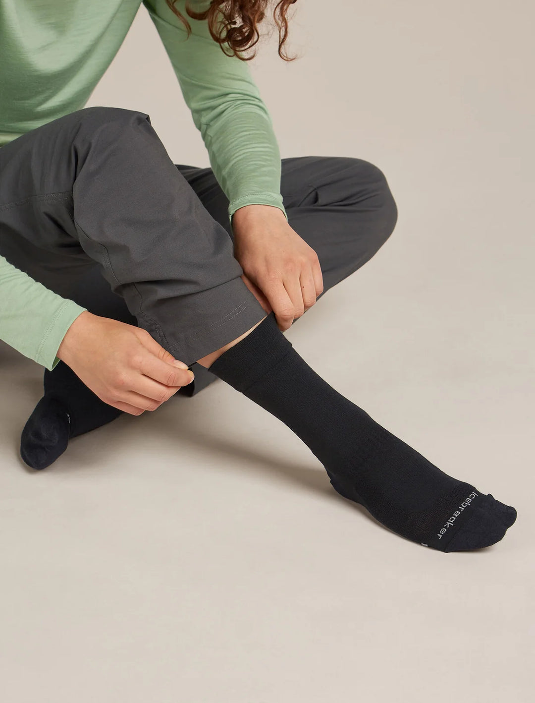 Icebreaker Merino Hike+ Liner Crew Socks Women&