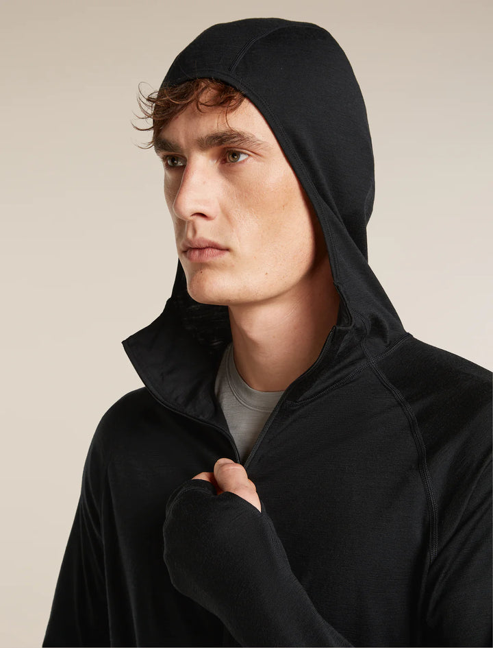 Icebreaker Men's Merino 150 MerinoFine Ace Long Sleeve Zip Hoodie