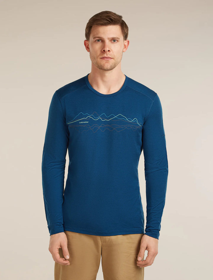 Icebreaker Men's Merino 200 Oasis LS Crew Thermal Top Icebreaker