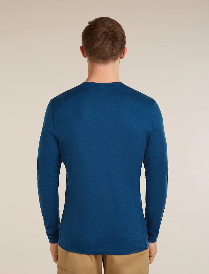 Icebreaker Men's Merino 200 Oasis LS Crew Thermal Top Icebreaker