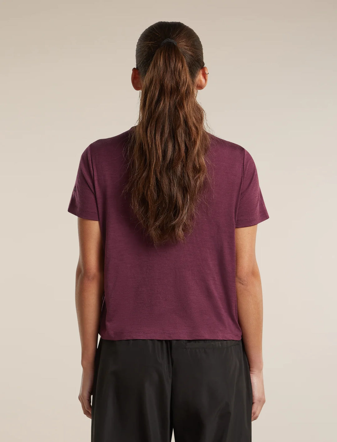 Icebreaker Merino 150 Tech Lite Short Sleeve Crop T-Shirt Women&
