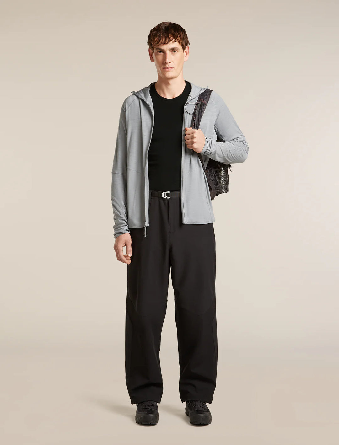 Icebreaker Men's Merino 150 MerinoFine Ace Long Sleeve Zip Hoodie