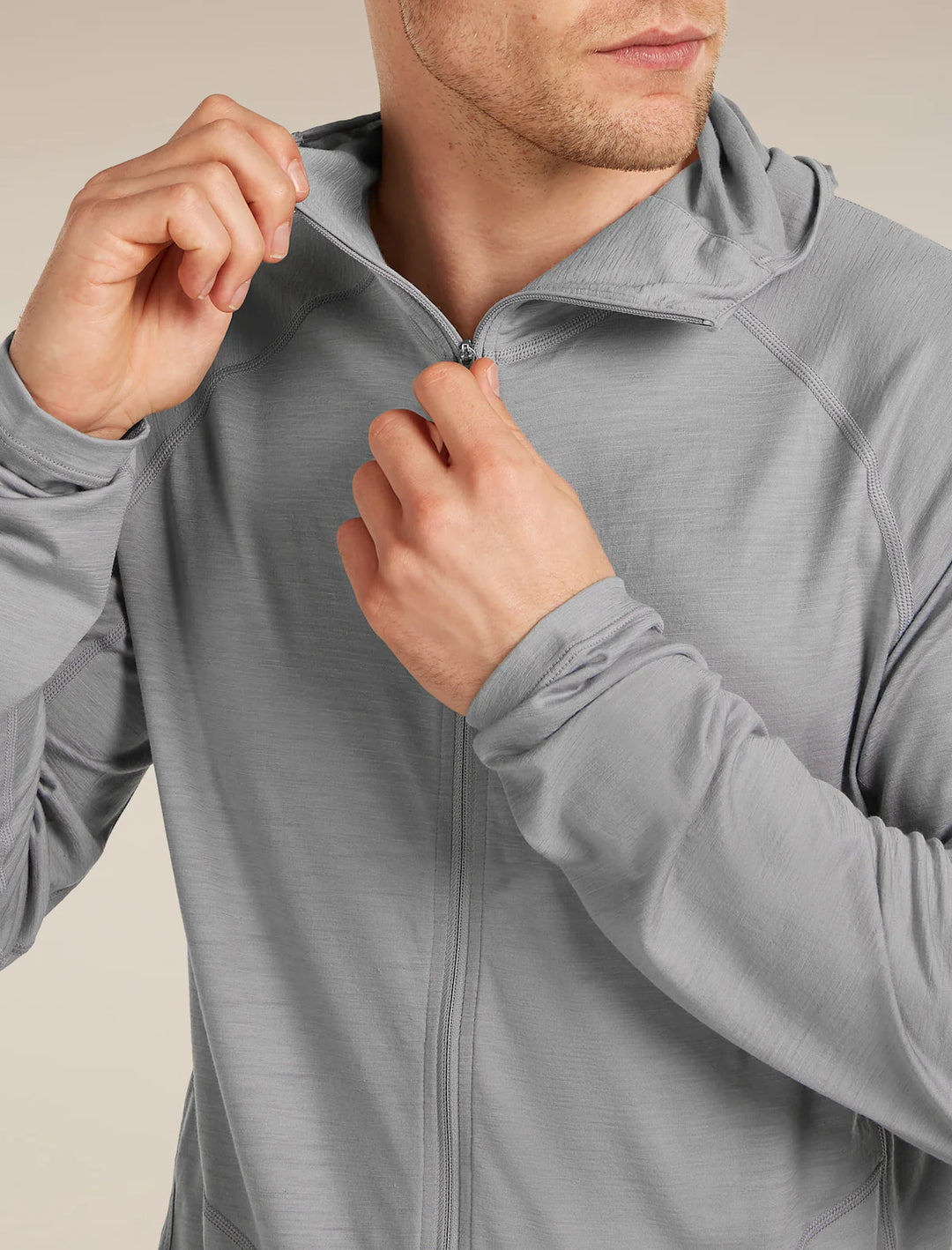 Icebreaker Men's Merino 150 MerinoFine Ace Long Sleeve Zip Hoodie