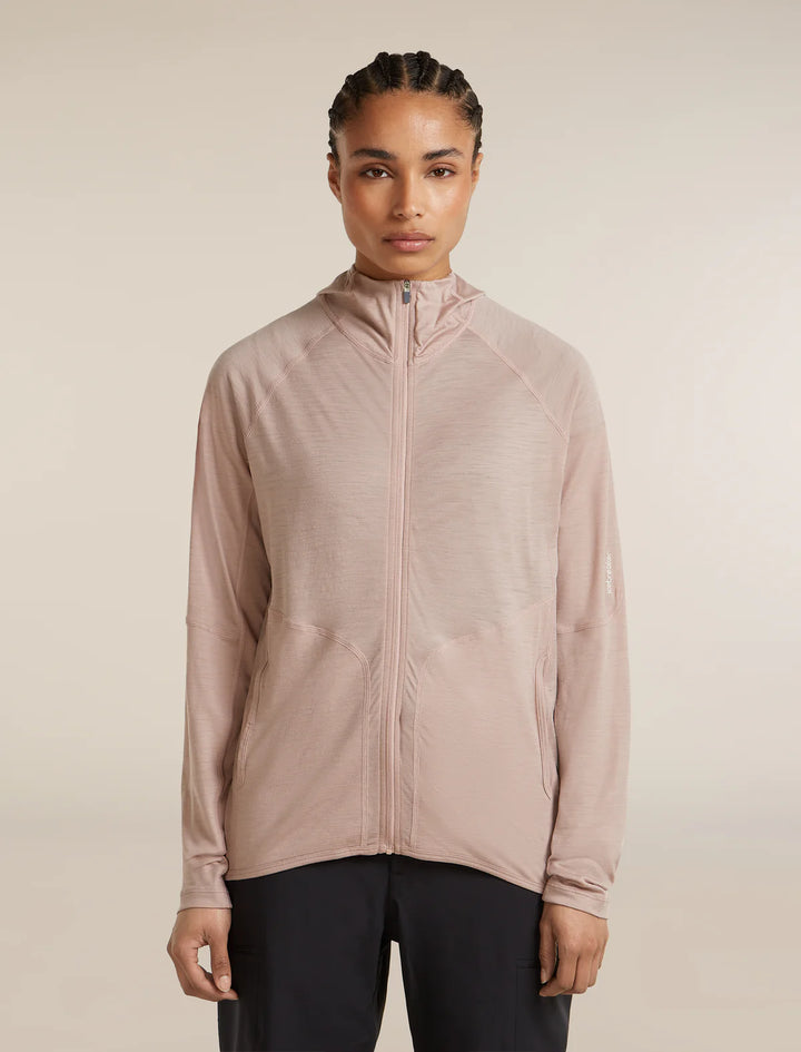 Icebreaker Women's Merino 150 MerinoFine Ace Long Sleeve Zip Hoodie