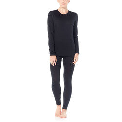Icebreaker Women's Merino 200 Oasis Long Sleeve Crewe Thermal Top