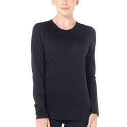 Icebreaker Women's Merino 200 Oasis Long Sleeve Crewe Thermal Top