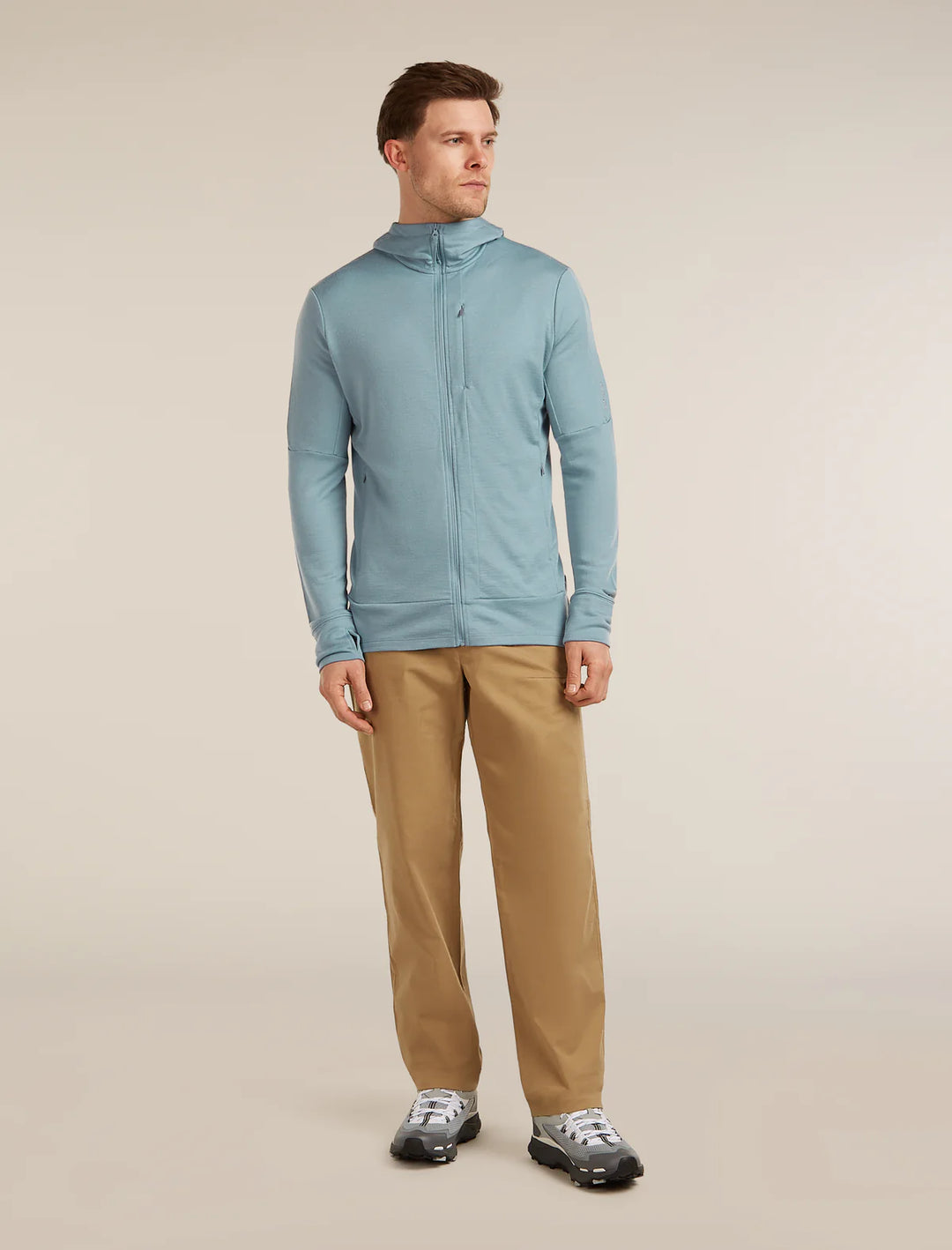 Icebreaker Men's Merino 260 Quantum Long Sleeve Zip Hoodie