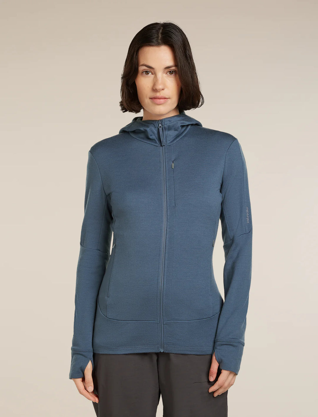 Icebreaker Women's Merino 260 Quantum Long Sleeve Zip Hoodie