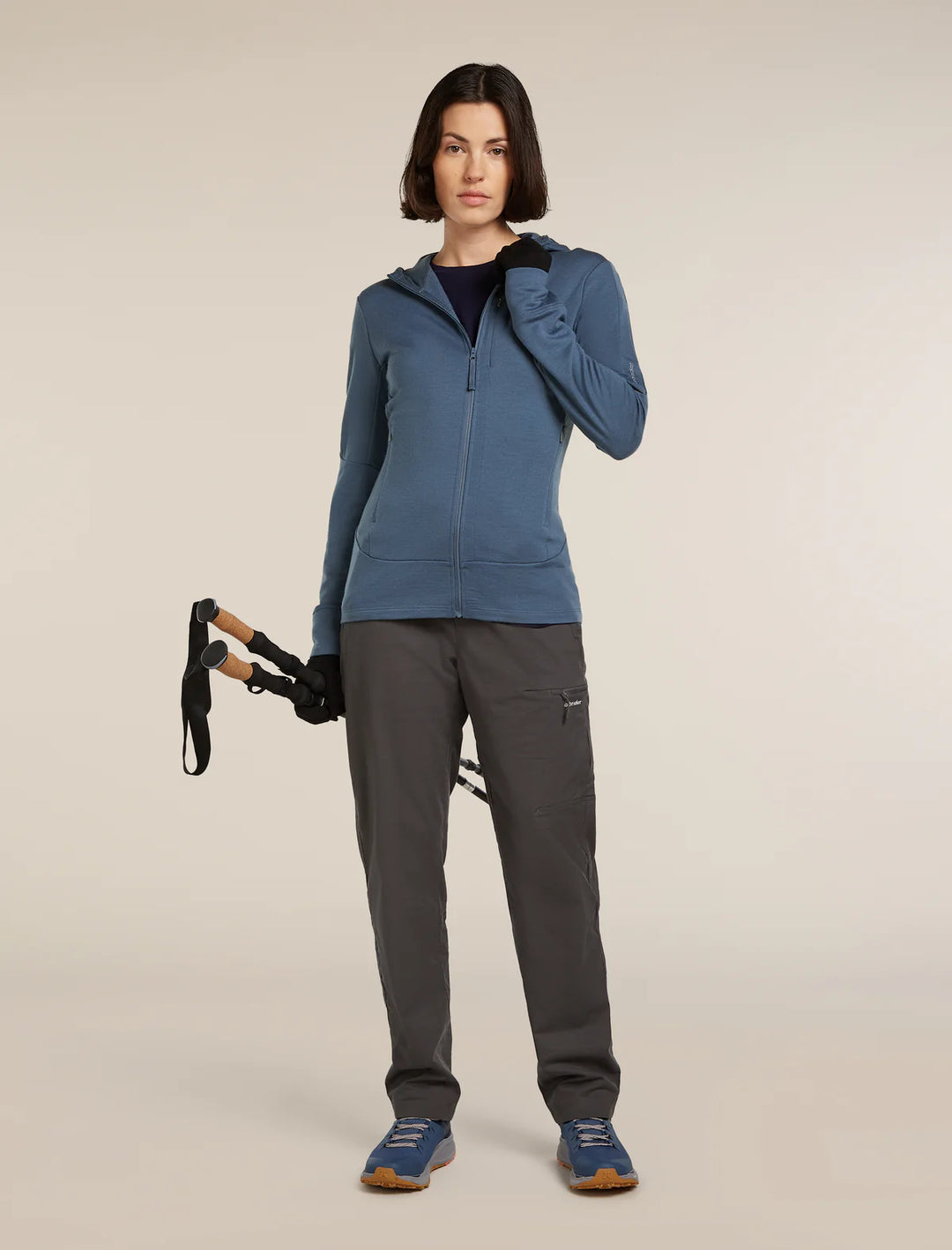 Icebreaker Women's Merino 260 Quantum Long Sleeve Zip Hoodie