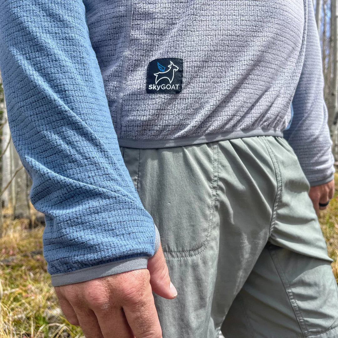 SkyGOAT Half-Zip AIR 70 Fleece Hooded Jacket Men's