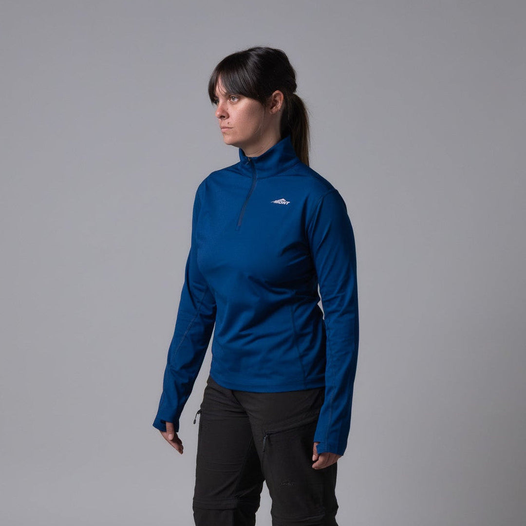 Sundance Long Sleeve Zip Polo Women's