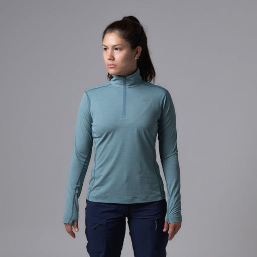 Sundance Long Sleeve Zip Polo Women's