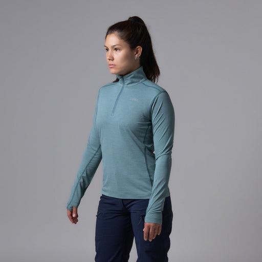 Sundance Long Sleeve Zip Polo Women's