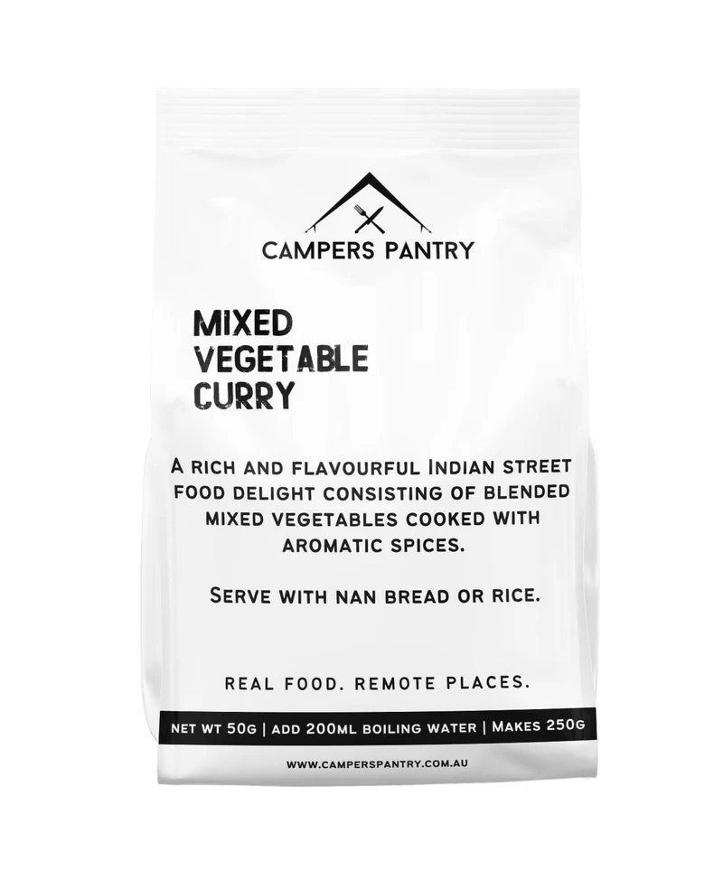 Campers Pantry Mixed Vegetable Curry
