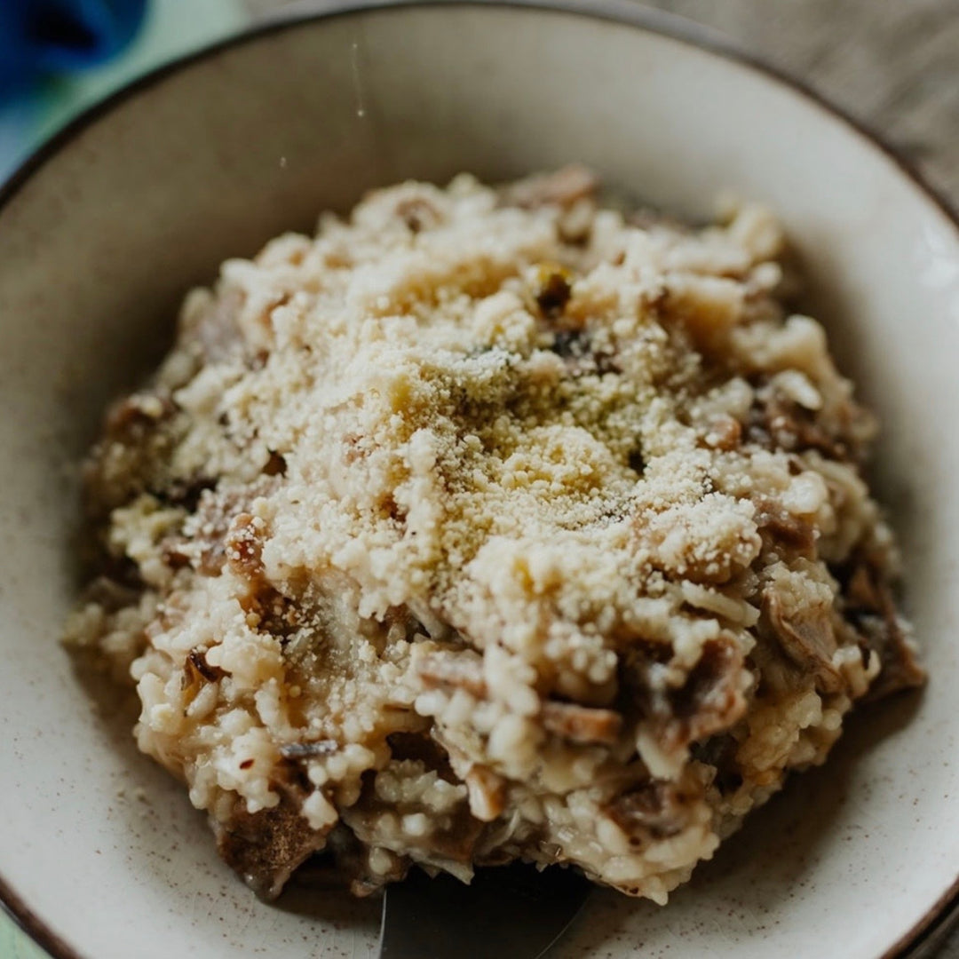 Lamb Backstrap Risotto Outdoor Gourmet Wild Mushroom and Lamb Risotto Double | Ultralight ...