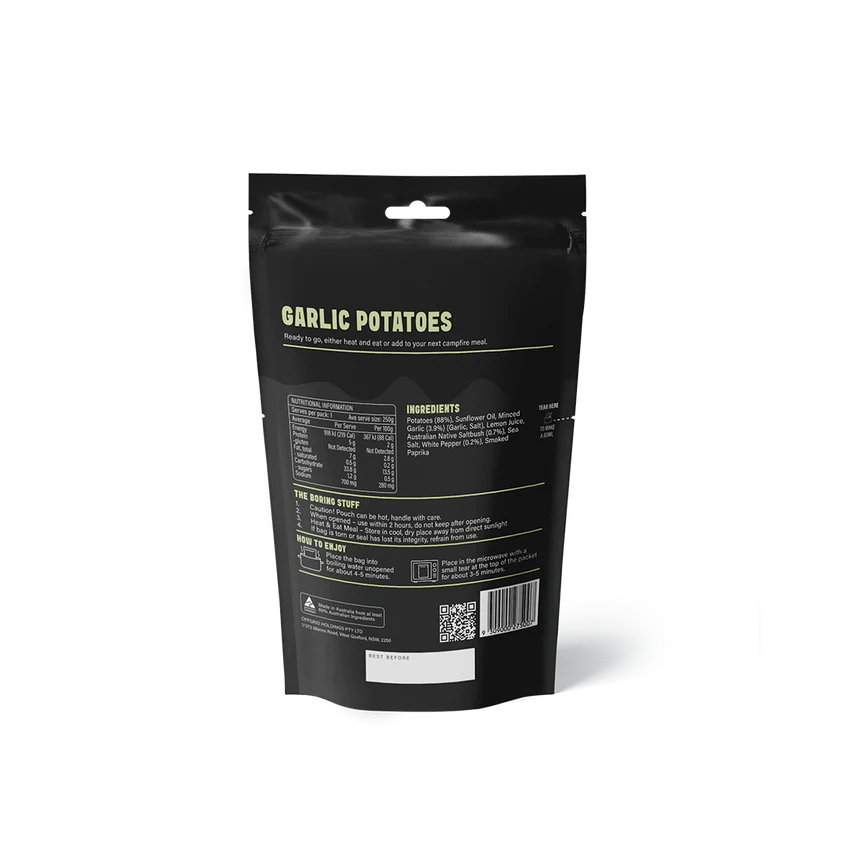 Offgrid Garlic Potatoes Side Meal 250g