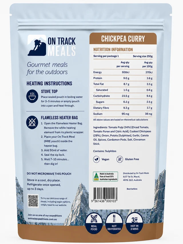 On Track Meals Chickpea Curry