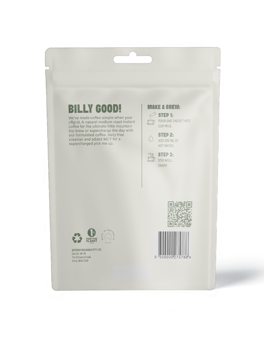 Offgrid Billy Instant Coffee (8 servings)