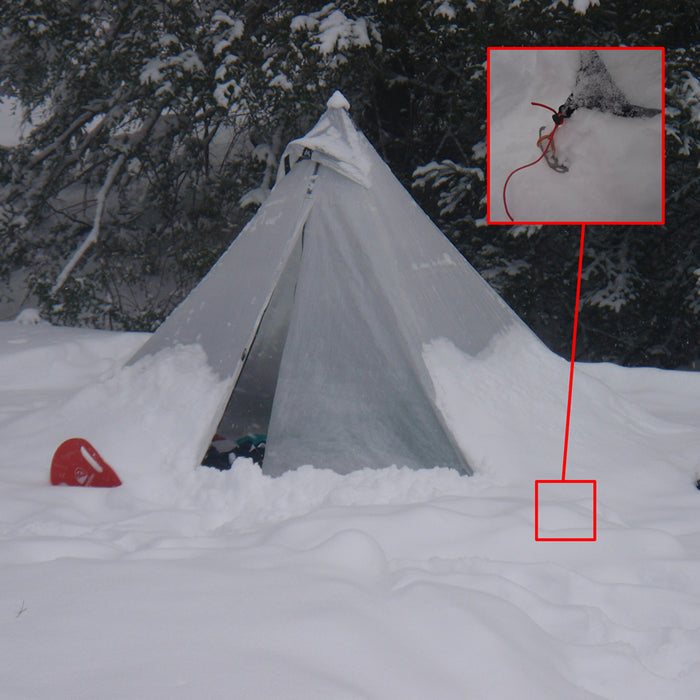 Suluk 46 Olik Titanium Snow Stake (4pk)