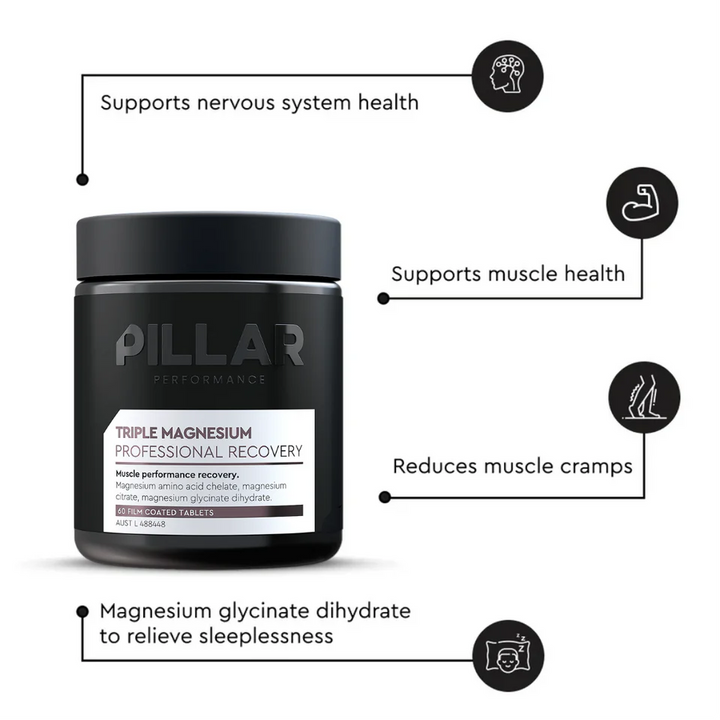 Pillar Performance Triple Magnesium 60 Tablets