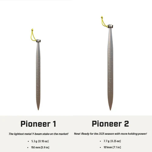 Teragon Gear Pioneer Titanium Tent Stake