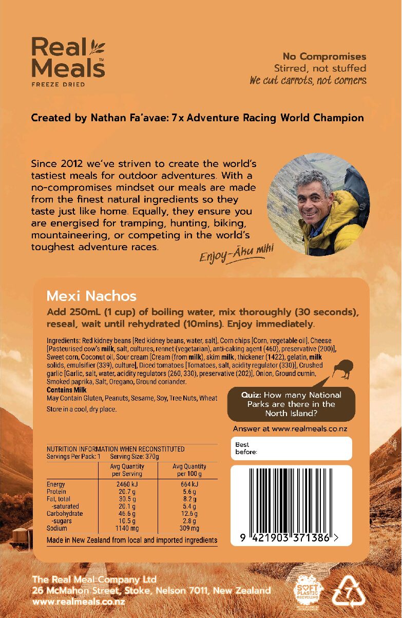Real Meals Mexi Nachos