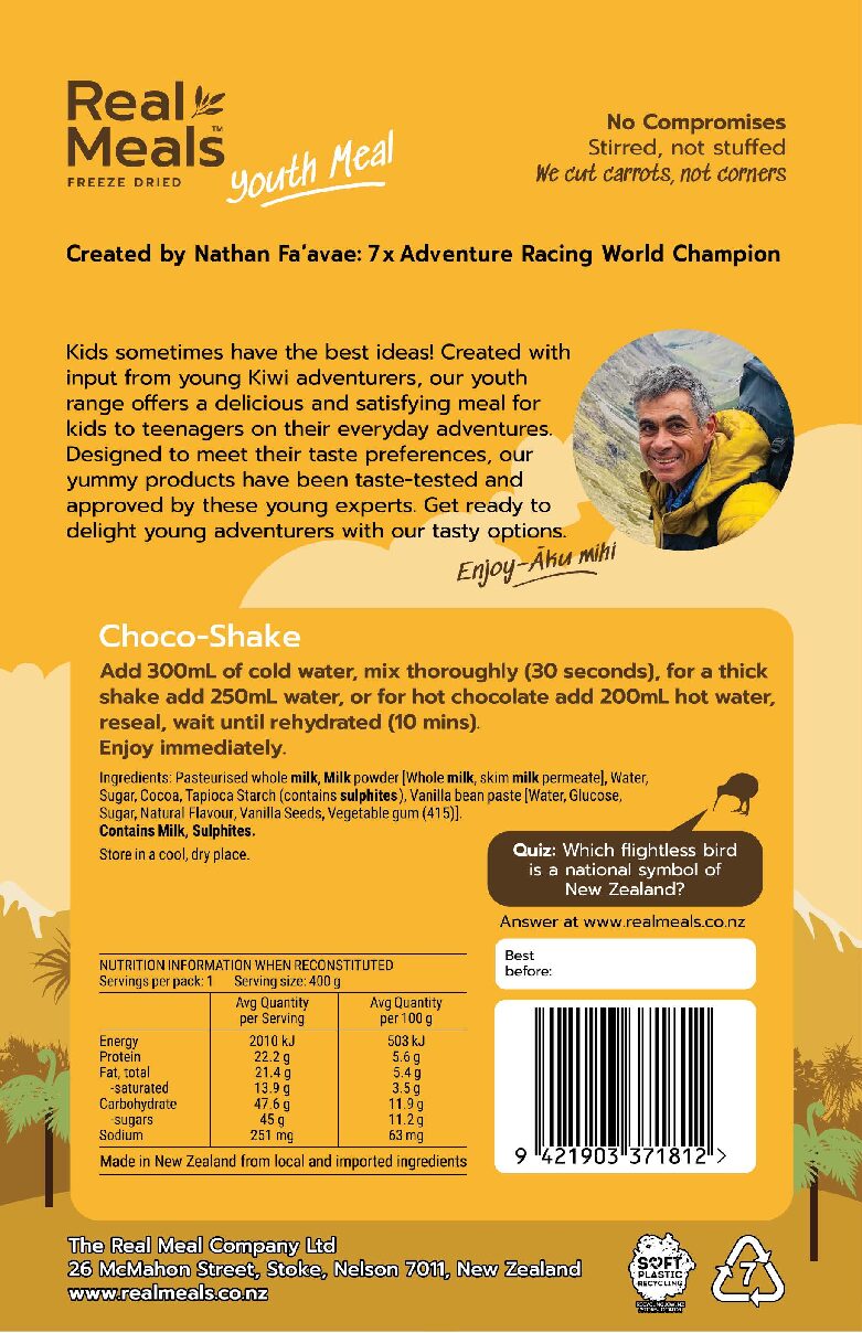 Real Meals Choco-Shake