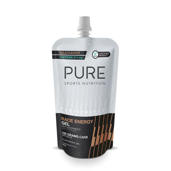 Pure Sports Performance + Race Energy Gel 185g Pouch