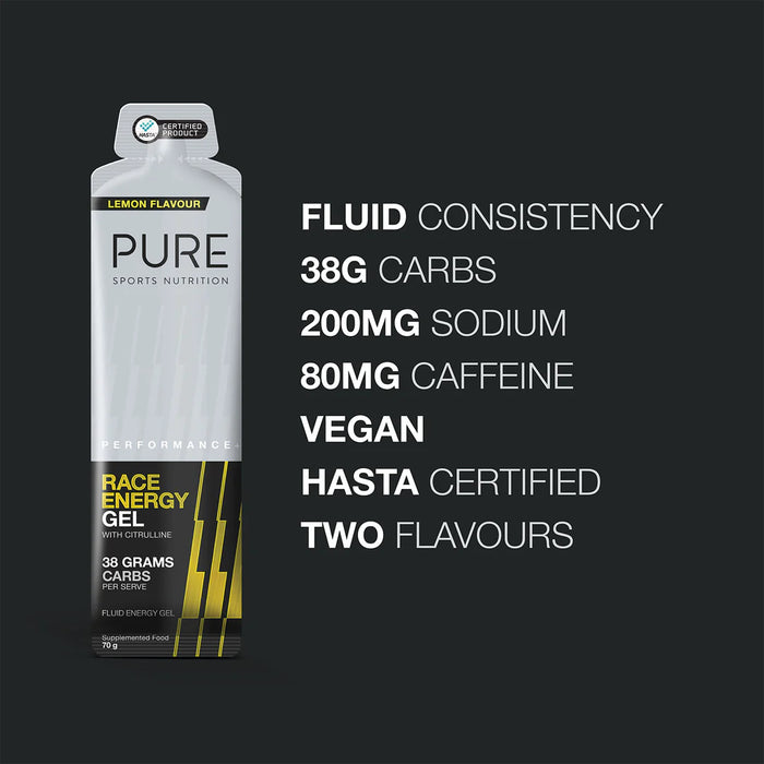 Pure Sports Nutrition Performance + Race Energy Gel 70g