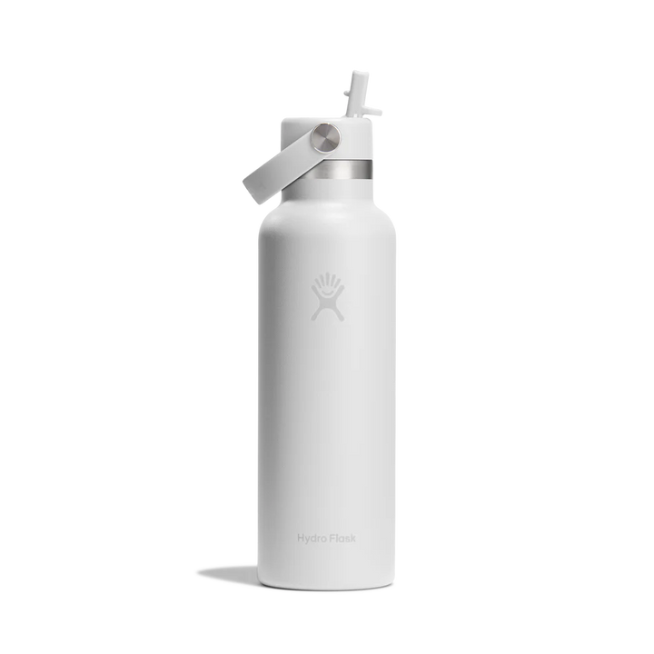 Hydro Flask 21oz (621mL) Standard Mouth with Flex Straw Cap Stainless Steel Water Bottle
