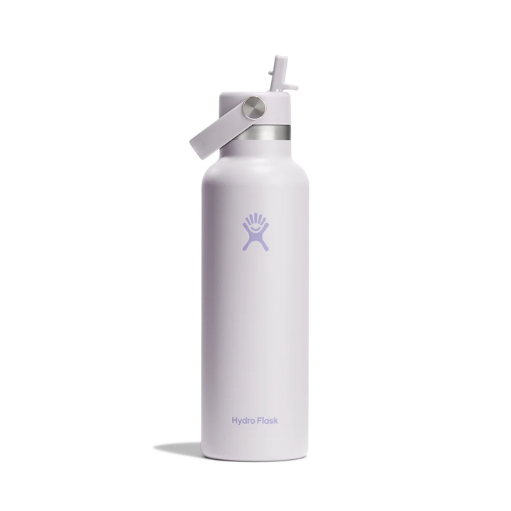 Hydro Flask 21oz (621mL) Standard Mouth with Flex Straw Cap Stainless Steel Water Bottle