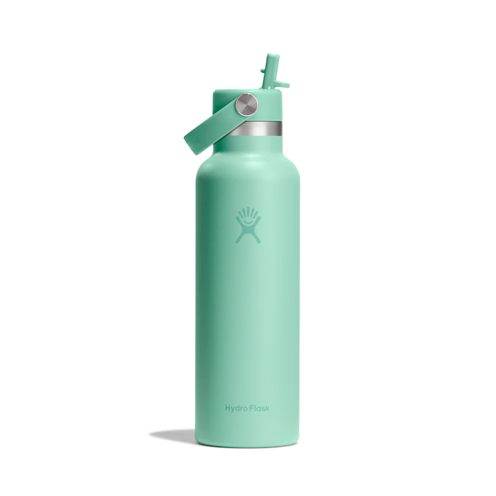 Hydro Flask 21oz (621mL) Standard Mouth with Flex Straw Cap Stainless Steel Water Bottle