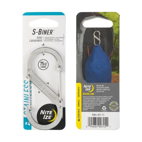 Nite Ize S-Biner Accessory Carabiner Stainless