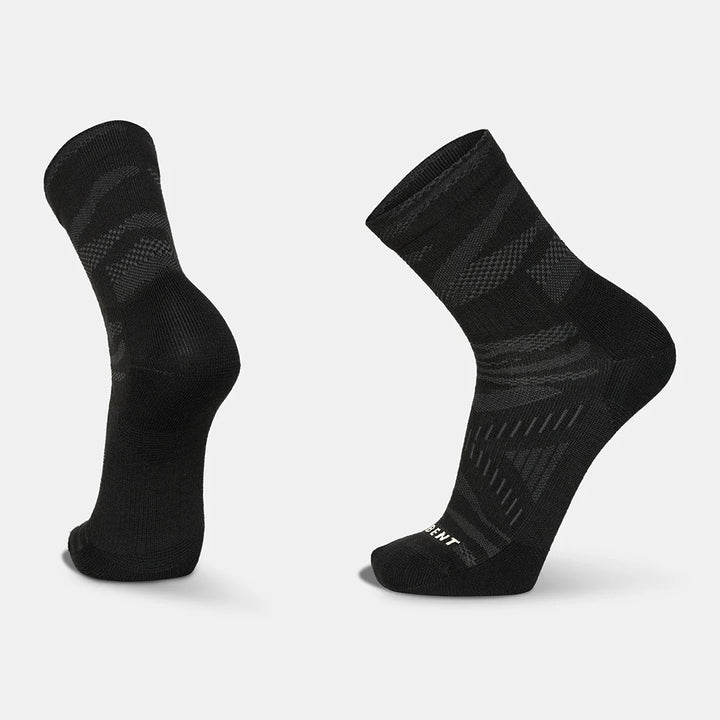 Le Bent Merino Zero Cushion Phantom Mini Crew Running Socks