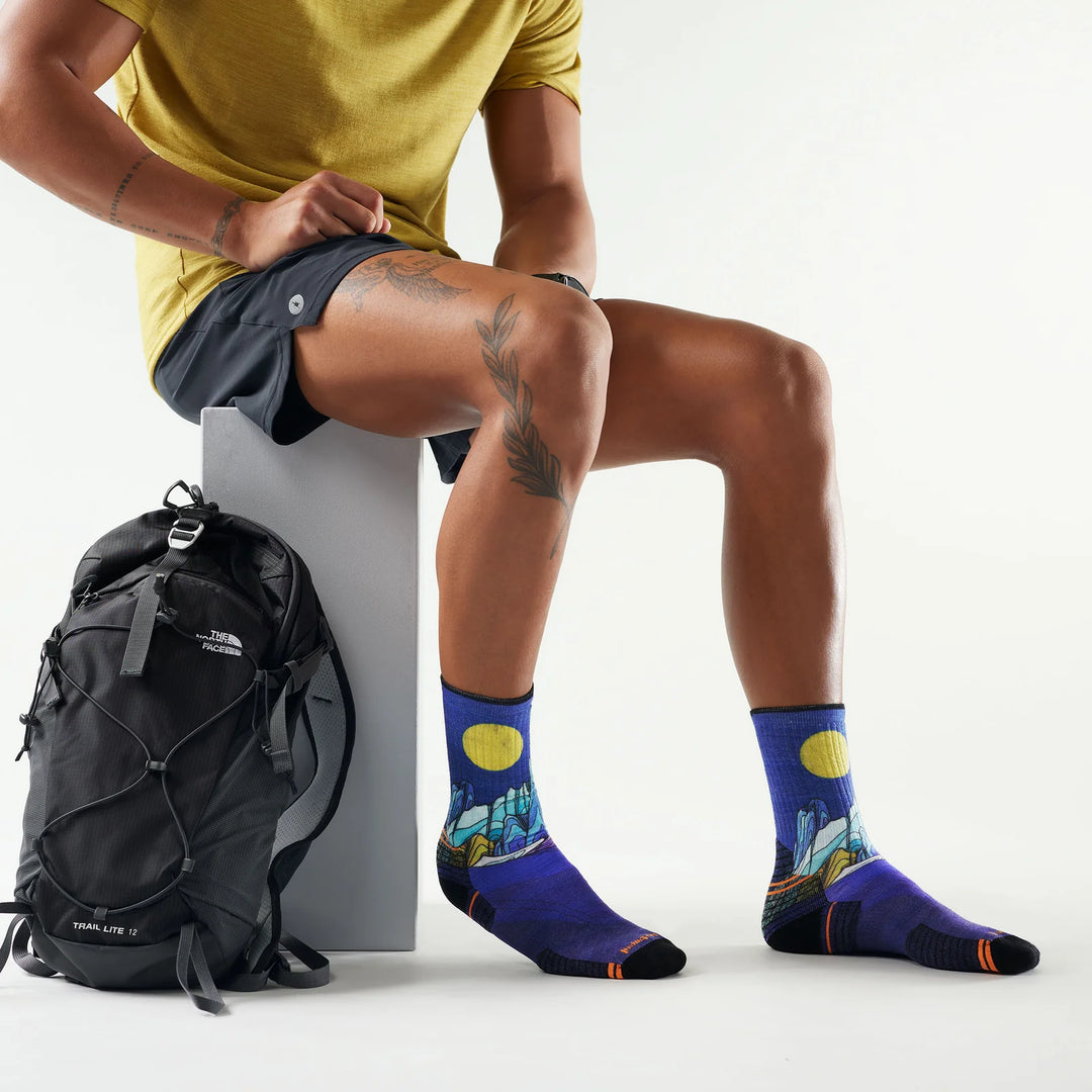 Smartwool Hike Targeted Cushion Mountain Myth Crew Socks Men&