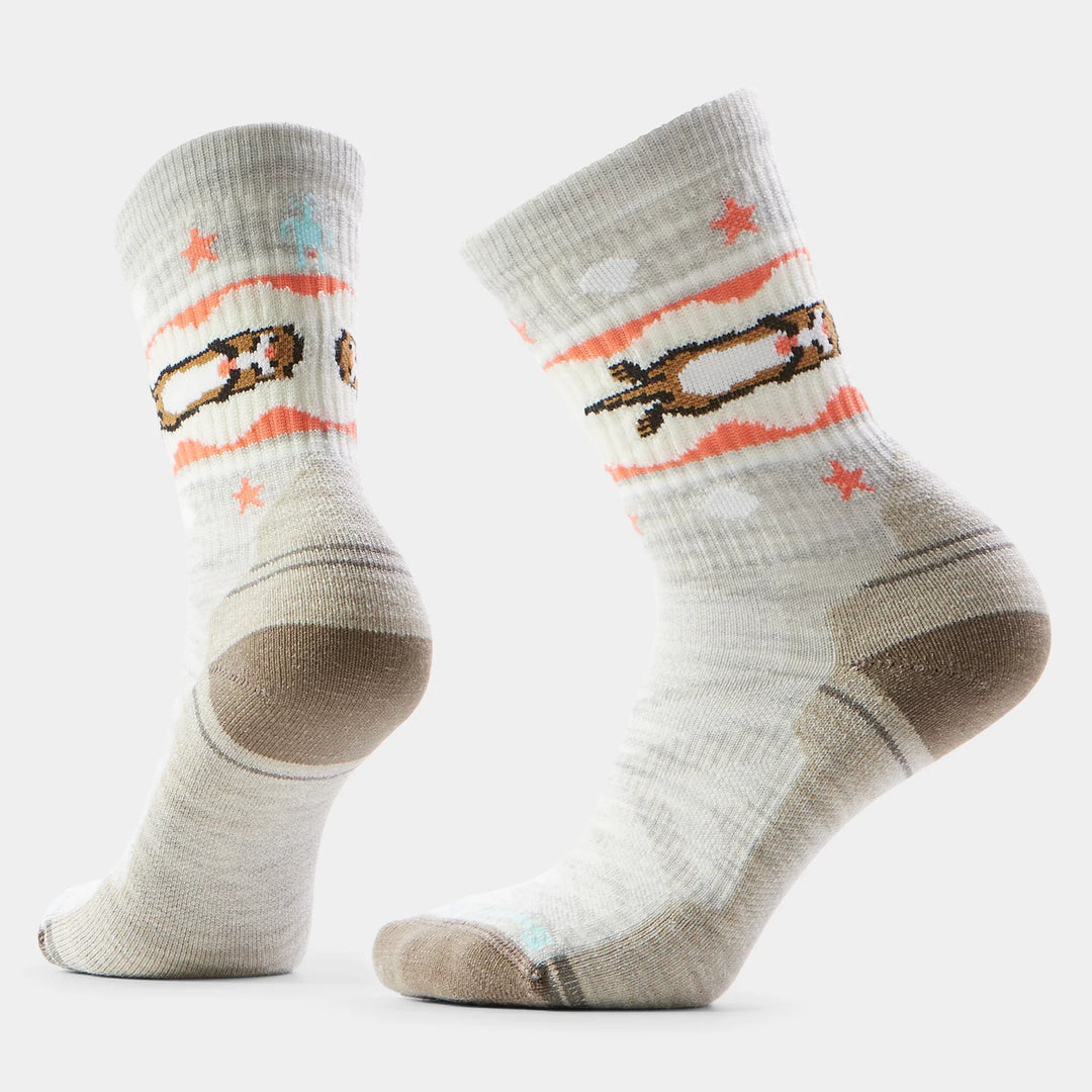Smartwool Hike Light Cushion Otter Float Crew Socks Women's