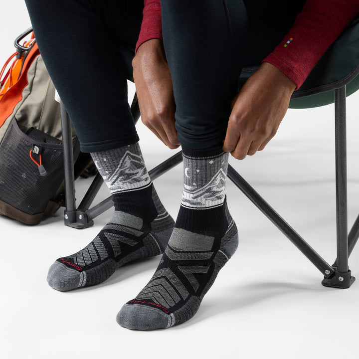Smartwool Hike Light Cushion Valley View Crew Socks Men&