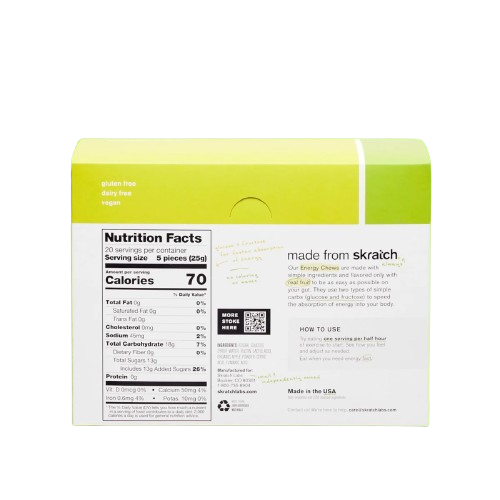 Skratch Sport Energy Chews 50g
