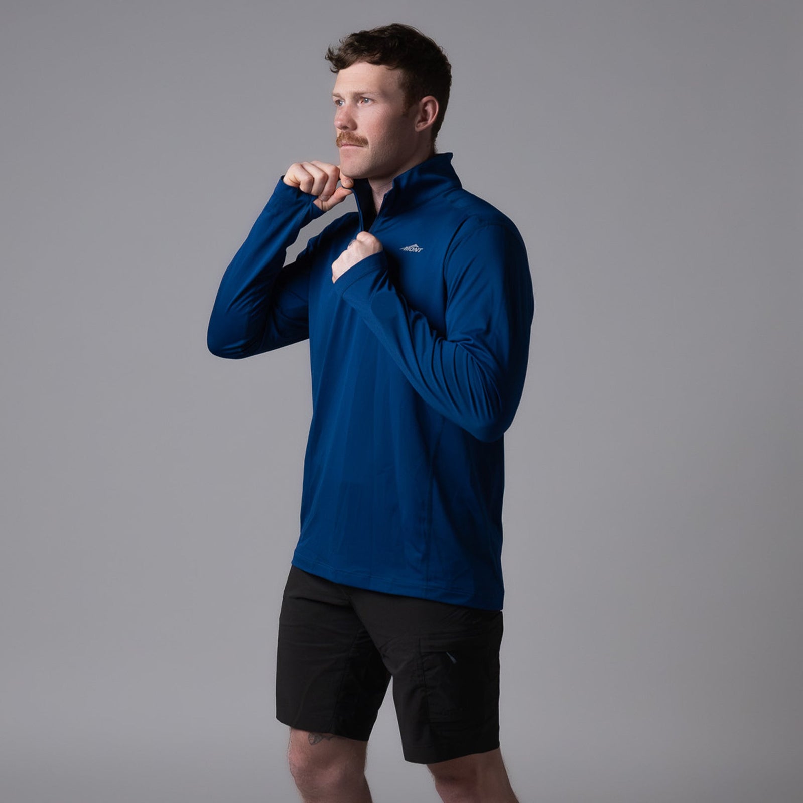 Sundance Long Sleeve Zip Polo Men's